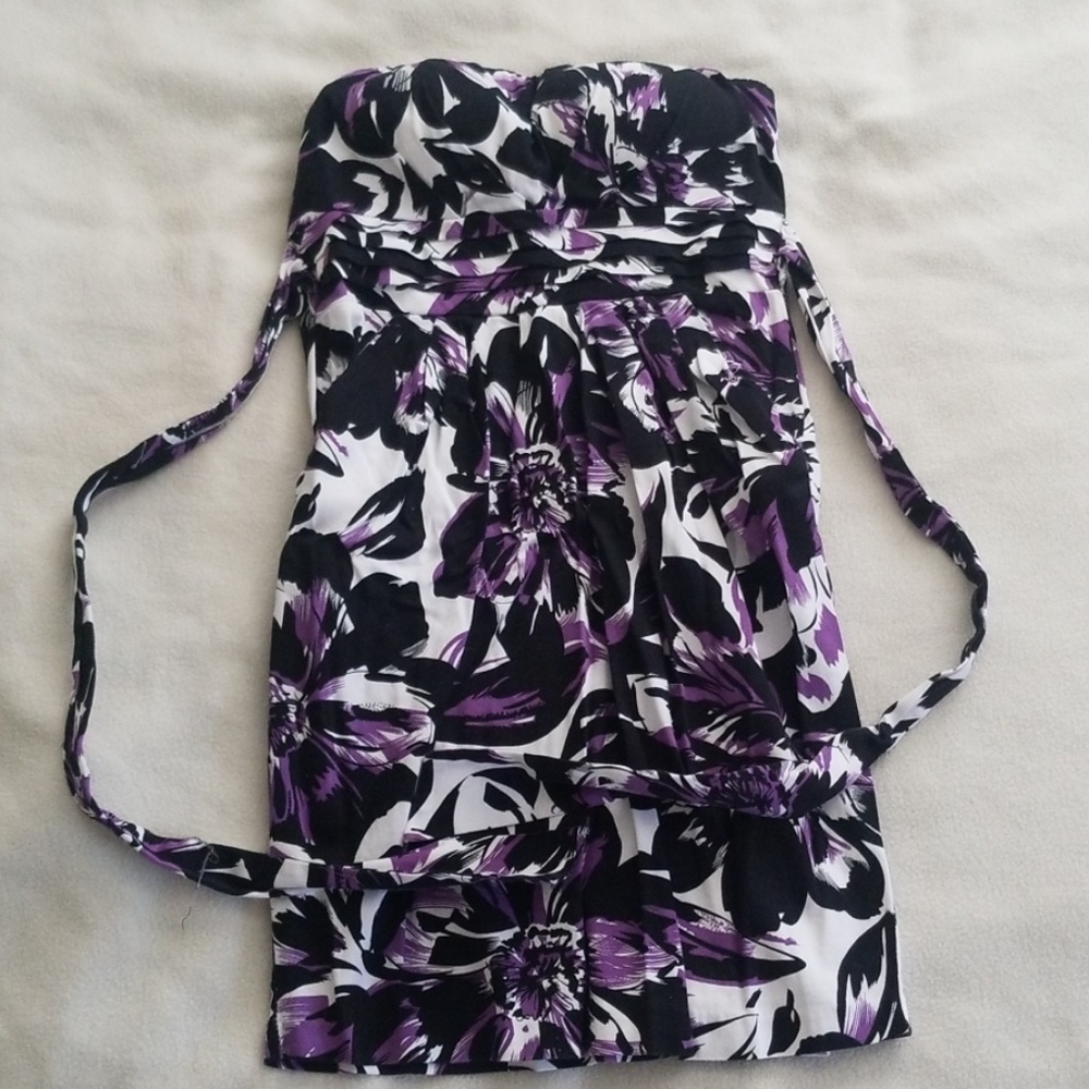 Buy 2 for $5!!! Strapless Floral spring dress